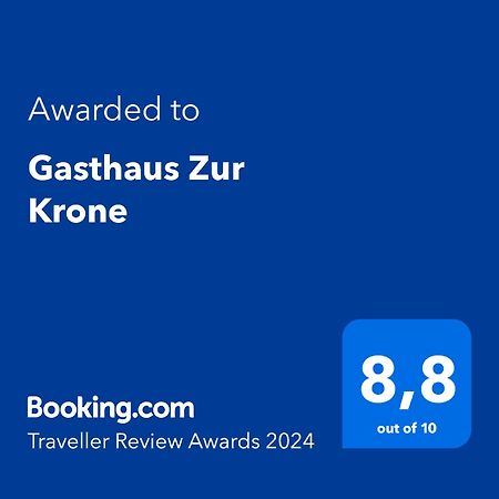 Gasthaus Zur Krone Windelsbach Exterior foto