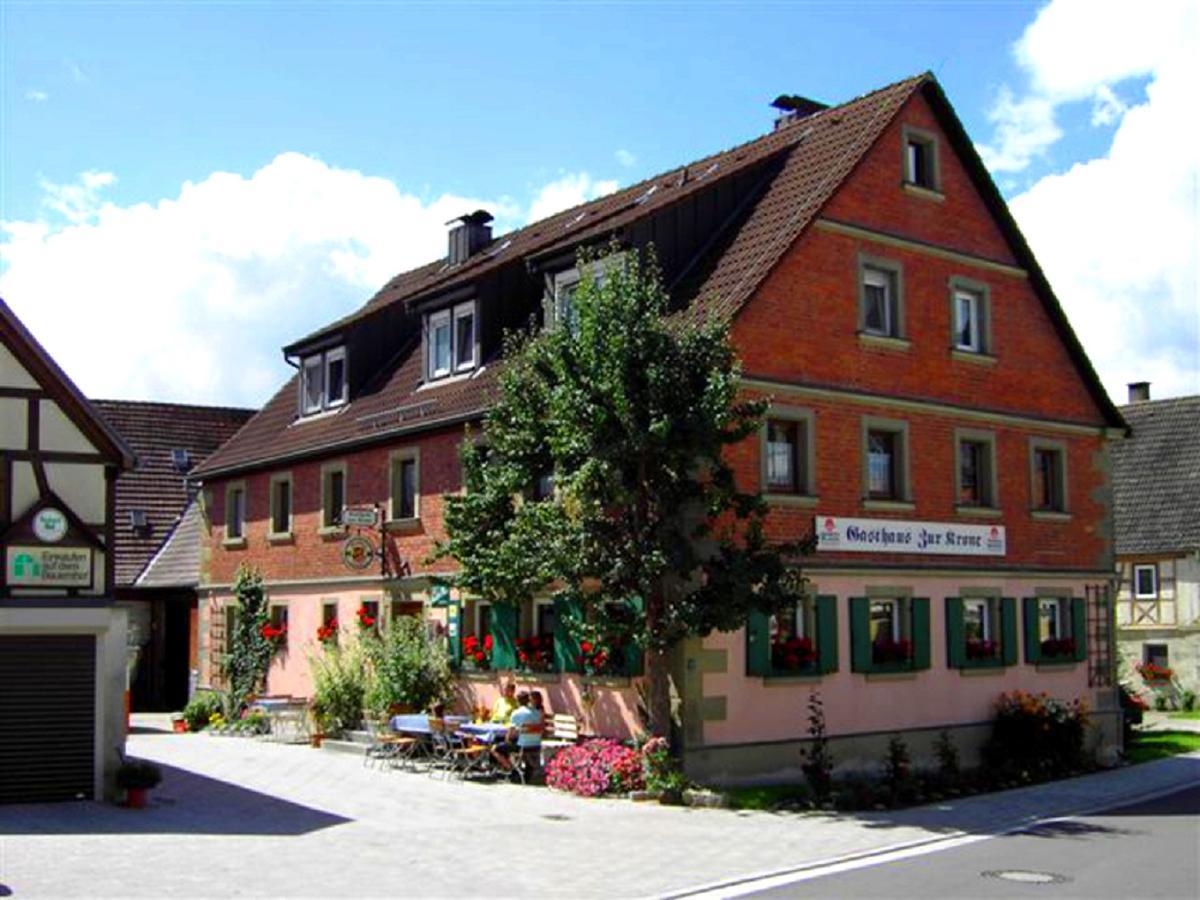 Gasthaus Zur Krone Windelsbach Exterior foto